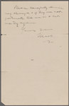 Munro [David A.], ALS to. Feb. 8, [1905]. Previously Feb. 8, [n.y.].