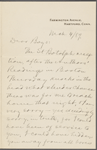 Nye [Edgar W. (Bill)] and Riley [James W.], ALS to. Mar. 4, 1889.