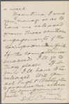 Pond, [Major James Burton], ALS to. Sep. 27, [1876].