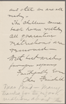Fairchild, Charles, ALS to SLC. Feb. 26, 1884.