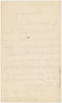 Pond, [Major James Burton], ALS to. Jul. [23?], [1884].