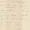 Pond, [Major James Burton], ALS to. Jul. [23?], [1884].