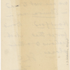 Pond, [Major James Burton], ALS to. Jul. [23?], [1884].