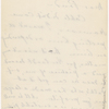 Pond, [Major James Burton], ALS to. Sep. 26, 1884.