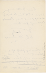 Pond, [Major James Burton], ALS to. Sep. 26, 1884.