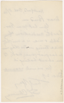 Pond, [Major James Burton], ALS to. Oct. 11, 1884.