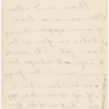 Pond, [Major James Burton], ALS to. [Oct. 12?, 1884]. Previously: Sunday, n.d.