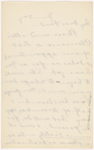 Pond, [Major James Burton], ALS to. [Oct. 12?, 1884]. Previously: Sunday, n.d.