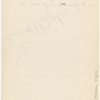 Pond, [Major James Burton], ALS to. [Oct. 12?, 1884]. Previously: Sunday, n.d.