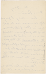 Pond, [Major James Burton], ALS to. [Oct. 19, 1884]. Previously: Sunday [Nov.? 1884]