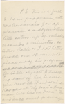 Pond, [Major James Burton], ALS to. Oct. 23, 1884. Previously [before Oct. 15?].