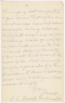 Pond, [Major James Burton], ALS to. Oct. 23, 1884. Previously [before Oct. 15?].