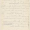 Pond, [Major James Burton], ALS to. [Oct. 28?, 1884].