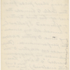 Pond, [Major James Burton], ALS to. [Oct. 28?, 1884].