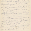 Pond, [Major James Burton], ALS to. Oct. 31, [1884]. Previously [n.y.]