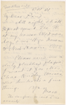 Pond, [Major James Burton], ALS to. Oct. 31, [1884]. Previously [n.y.]