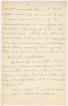 Pond, [Major James Burton], ALS to. Dec. 22, 1884.