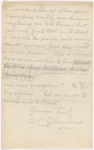 Pond, [Major James Burton], ALS to. Feb. 3, 1885.