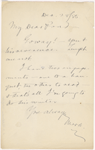 Pond, [Major James Burton], ALS to. Dec. 28, 1885.