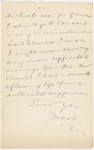 Pond, [Major James Burton], ALS to. Jan. 15, 1886. 