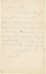 Pond, [Major James Burton], ALS to. [Jan. 20, 1886]. Previously, [n.d.].