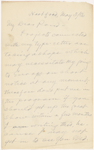 Pond, [Major James Burton], ALS to. May 3, 1886. 