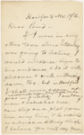 Pond, [Major James Burton], ALS to. Nov. 18, 1886. 