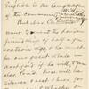 Pond, [Major James Burton], ALS to. Nov. 18, 1886. 
