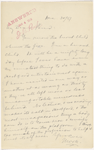 Pond, [Major James Burton], ALS to. Dec. 30, 1887. 