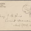 Pond, [Major James Burton], ALS to. Jul. 2, 1889. 