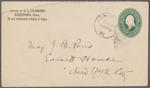 Pond, [Major James Burton], ALS to. Jul. 2, 1889. 