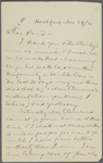 Pond, [Major James Burton], ALS to. Nov. 29, 1890
. 