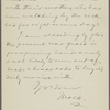 Pond, [Major James Burton], ALS to. Nov. 29, 1890
. 