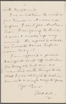 Pond, [Major James Burton], ALS to. May 1, 1895. 