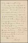 Pond, [Major James Burton], ALS to. Jun. 9, 1895. 