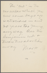 Pond, [Major James Burton], ALS to. Jun. 13, 1895. 