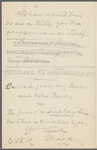 Pond, [Major James Burton], ALS to. Jun. 13, 1895. 