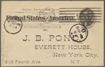 Pond, [Major James Burton], APCS to. Jun. 21, 1895. 