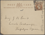 Pond, Maj. J[ames] B[urton], postcard to. [Jun. 21, 1897]. 