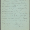 Pond, [Major James Burton], ALS to. [Jul. 11, 1897]. Previously [Jul. 12, 1897]. 