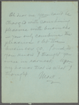 Pond, [Major James Burton], ALS to. [Jul. 11, 1897]. Previously [Jul. 12, 1897]. 