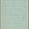 Pond, [Major James Burton], ALS to. [Jul. 11, 1897]. Previously [Jul. 12, 1897]. 