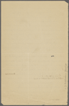 Pond, [Major James Burton], ALS to. Jul. 20, 1897.