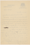 Pond, [Major James Burton], ALS to. Apr. 4, 1899.