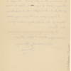 Pond, [Major James Burton], ALS to. Apr. 4, 1899.