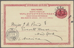 Pond, [Major James Burton], postcard to. Sep. 1, 1899.