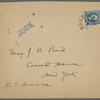 Pond, [Major James Burton], ALS to. Sep. 26, 1899.