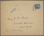 Pond, [Major James Burton], ALS to. Sep. 26, 1899.