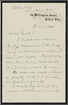 Pond, [Major James Burton], ALS to. Jul. 1, 1900.