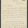 Pond, [Major James Burton], ALS to. Aug. 12, 1900.